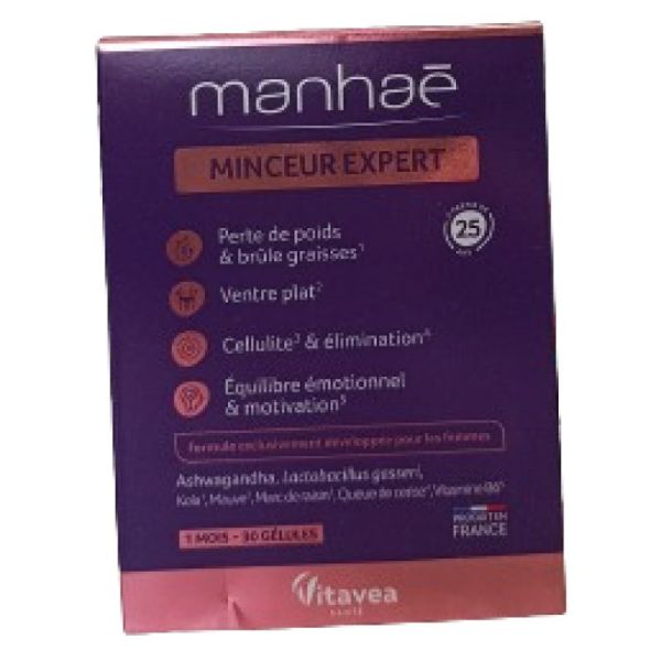 Manhae Minceur Expert Boite de 30 gélules