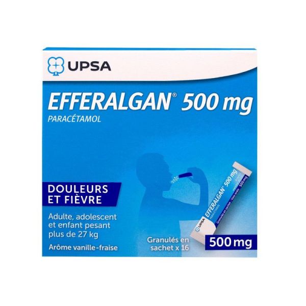 Efferalgan 500mg Granulé 16 Sachets