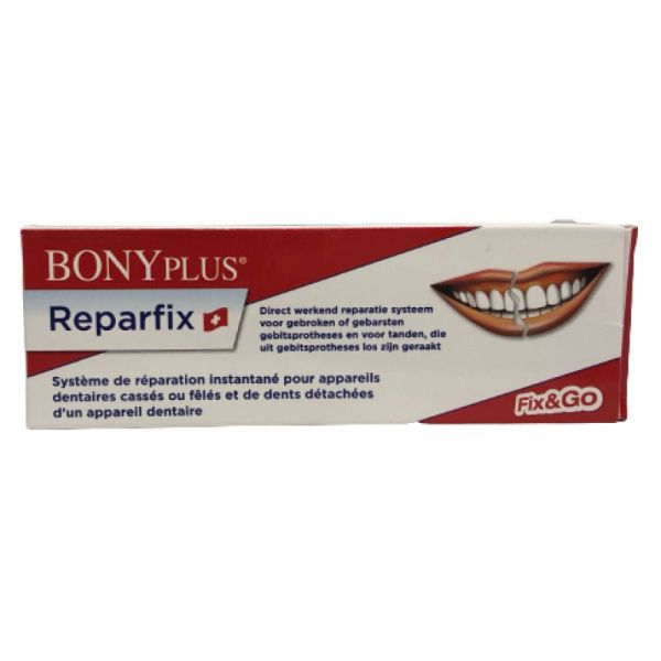 BONY PLUS SOS REPARFIX Colle pour dentier Kit complet