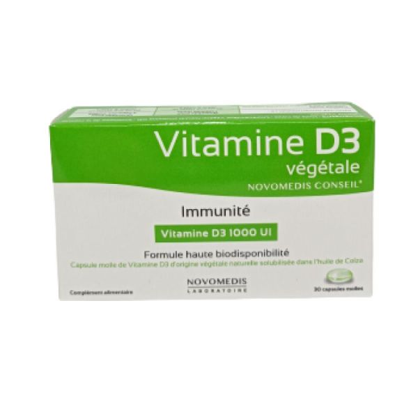 Novomedis Vitamine D3 végétale