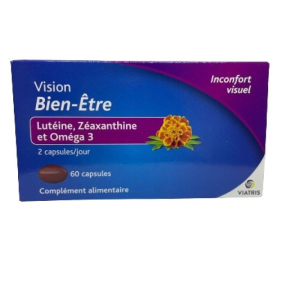 Vision Bien Être Inconfort Visuel Boite de 60 capsules