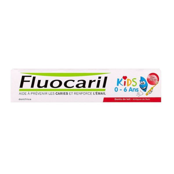 Dentifrice gel Kids Fraise 0/6ans 50ml