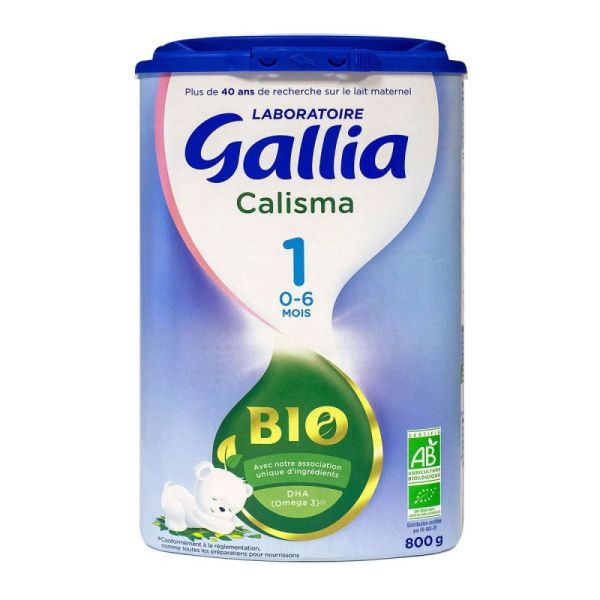 Gallia Calisma Bio 1 Lait Pdr B/800g