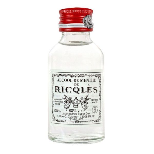 Ricqles 80° Alcool Menthe 50ml