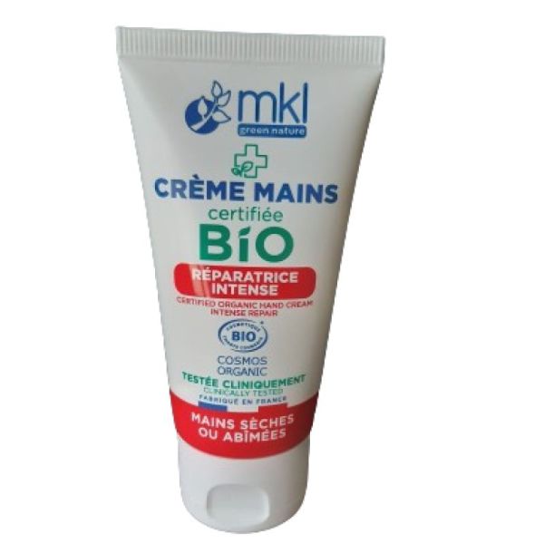 Mkl Crème Mains Bio Réparatrice Intense Tube 50ml