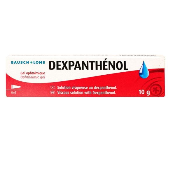 Dexpanthénol gel optalmique 10g