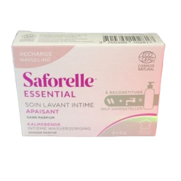 Saforelle Soin Lavant Intime Apaisant 4*6g