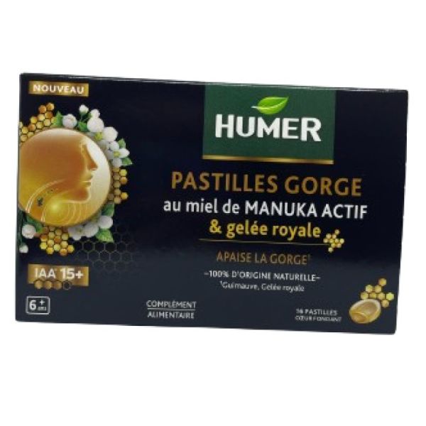 Humer Pastilles Manuka Gelée Royale Boite de 16