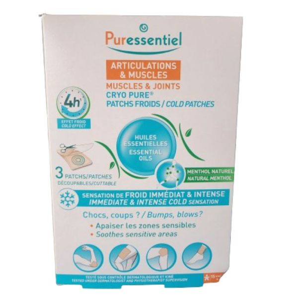 Puressentiel Articulations Muscles Patch Cryo Pur 3