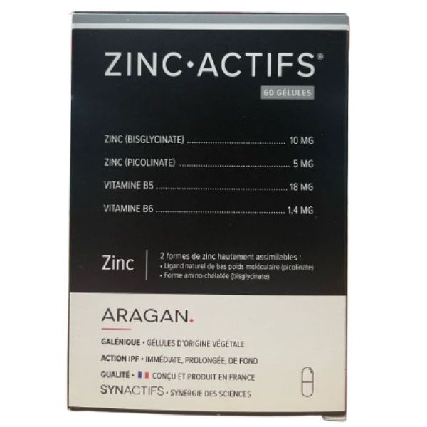 ZincActifs Boite de 60 gélules